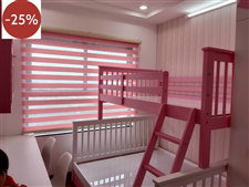 Rèm cầu vồng hai lớp WOODLOOK